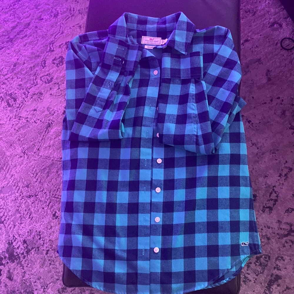 Vinyard Vines Plaid Button Down